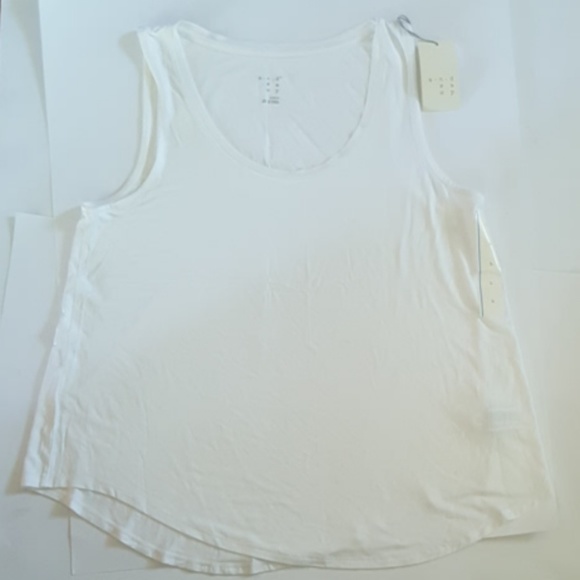 Sleeveless blouse white/nugget - Picture 4 of 4